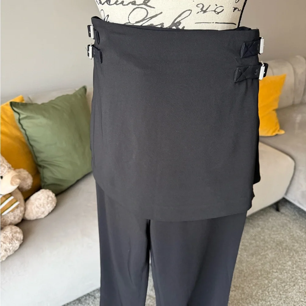 Zara Black Wide Leg Women's Pants - Picture 3 of 6